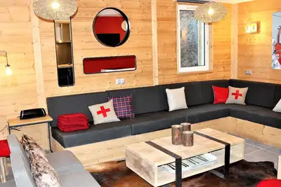 Image de Duplex ski aux pieds - 4 ch/3sdb - wifi, draps, ménage, tv