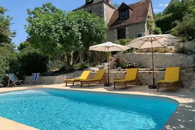 Image de Cottage de vignerons de charme. Amboise, Val de Loire, Ac & 2019 Piscine!
