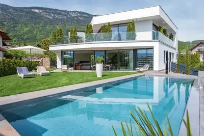 Image de Villa Aich 5 ***** Appiano - votre maison de vacances avec piscine privée - près de Kalterer See u Bozen