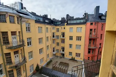 Image de Studio au centre-ville d'Helsinki et 2 vélos