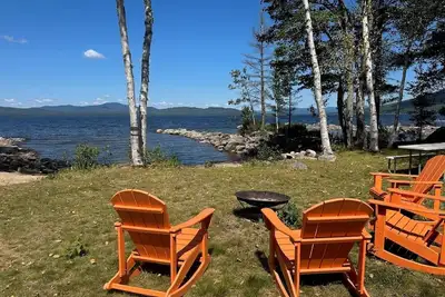Image de Paisible, Cottage Waterfront isolée avec Sandy Beach