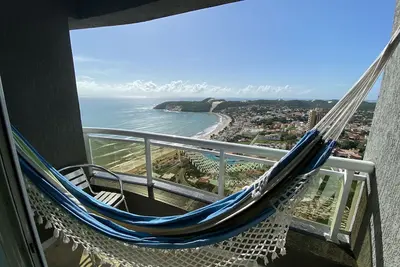 Image de Ponta Negra Blue Ocean Building Meilleure vue de Morro do Careca, Familier