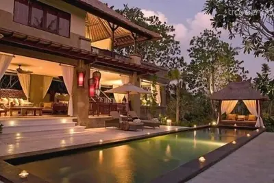Image de 2 Br balinais villa en bord de mer Ă Canggu