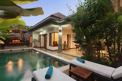 Image de Villa moderne 2 chambres avec piscine minimaliste Canggu près de Echo Beach