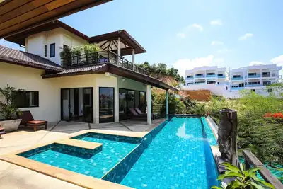 Image de 3 Bed Seaview villa - 5 mins to Beach Sdv262 by Samui Dream Villas