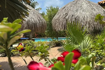 Villa de luxe à 4 lits, piscine privée, courte promenade à Ritz et Marriott Beach!