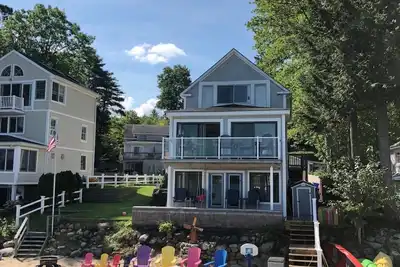 Image de Maison de vacances de Winnipesaukee pour toute la famille avec plage privée et quai