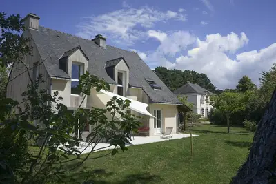 Image de Rdc jardin calme et bord de mer, presqu'ile de Rhuys. Proche Golfe du Morbihan
