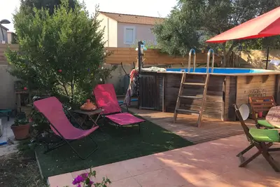 Image de Montpellier : maison calme et ensoleillée avec vue imprenable