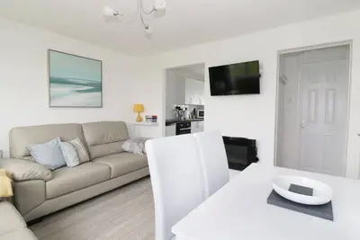 5 * Light & Airy Chalet 5min à pied 2 plage n ° BroadsSunbeach Chalets 143 à l'heure