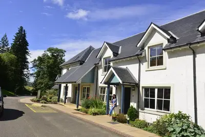 Image de Luxury Scottish Holiday Lodge avec hĂ´tel, centre de loisirs gratuit, piscine et spa