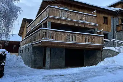 Image de Chalet Le Tuit:Tres Bel Appartement-Charme-Confort-Spa -Les Menuires