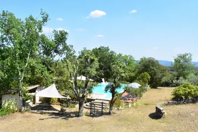 Image de Belle maison \/ villa Le Manse 10 personnes avec piscine privée dans le Gard