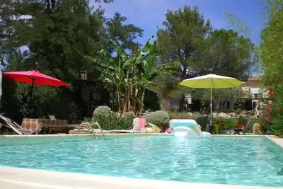 Image de Splendide maison spacieuse, climatisée, grand jardin, piscine, rivière à 2mn