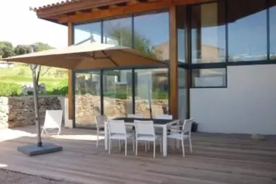 Image de Bastelicaccia: Grande maison contemporaine( 8 pers )
