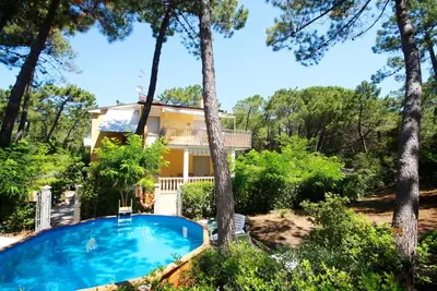 Image de Superbe villa à 80m de la mer avec un vaste parc de 2400m² piscine, aire de jeux
