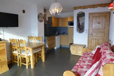 Image de Appart sud au pied des pistes 4 pers. 32 m²- Wifi-Beau Soleil