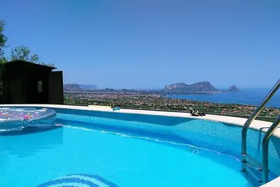 Image de Single villa at the foot of nature reserve breathtaking sea view private pool