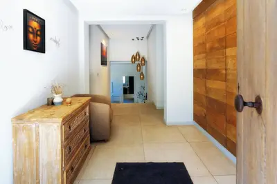 Image de quiet house with garden and swimming pool between the sea and the mountain