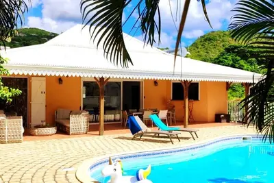 Image de Villa à 2min à pied de la plage, piscine privée, en famille ou entre amis