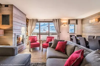 Image de Grand appartement de standing Courchevel 1650 face aux pistes, centre station