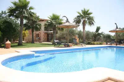 Image de Villa Ca na Servera, piscine, Ac, wifi, satellite, barbecue. Familles idéales.