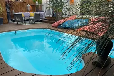 Image de Une Belle Villa, 4 chambres, piscine chauffée*, 5 mins à pied d’Argeles Village