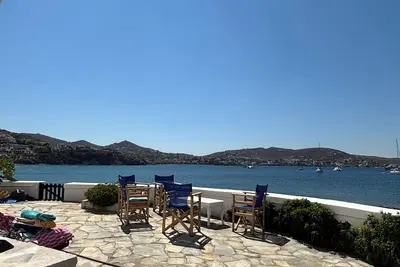Image de Villa privée du capitaine de la baie sur le front de mer égéen