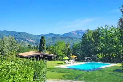 Belle maison avec vue imprenable, grand jardin et piscine privée
