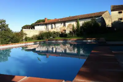 Image de Maison Xviii, piscine, charme, nature, vue sur les Pyrénées