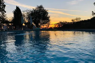 Image de Ferme entière près de Montepulciano Sienne val d'orcia piscine privée