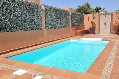 Image de Maison Vacances Corralejo, Piscine PRIVÉE CHAUFFÉE, Bbq, Parking, Wi-Fi, Netflix