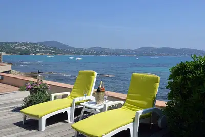 Image de Superbe villa 4 chambres en front de mer avec piscine privée et grande terrasse