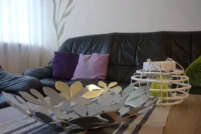Appartement confortable (58 m²) pour couple ou famille avec balcon, vue Bocksberg, WiFi
