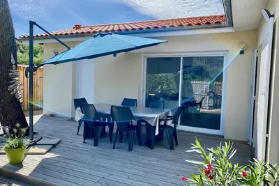 Image de Parfait spot pour des vacances de plage, belle maison