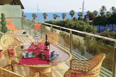 Image de Alexandra`s Beach-Port-Appartement, vue sur la mer, plage, balcon, piscine