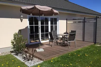Image de confortable maison jumelée avec sauna et cheminée pour 4 personnes