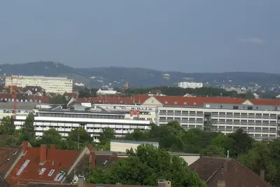 Image de Oasis au-dessus des toits de Karlsruhe
