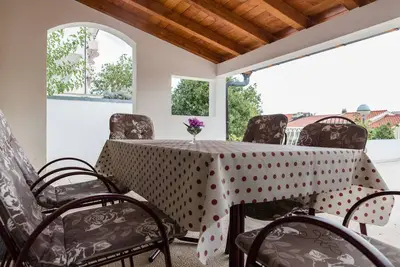 Image de Appartement Tonci Eg (2 + 2) avec vue mer et grande terrasse