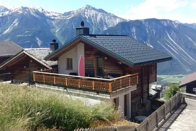 Image de Maison de vacances Albinen pour 1 - 4 personnes avec 2 chambres à coucher - Chalet