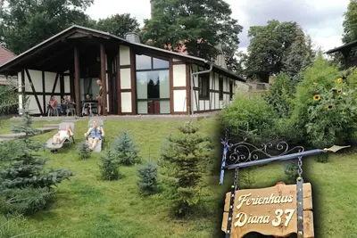 Image de Maison de vacances '' Diana '' à Menkin près de Brüssow, avec une ambiance rustique / WiFi