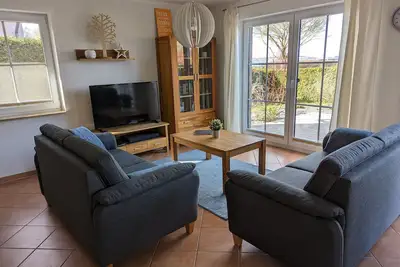 Image de Maison directement sur la plage de sable de la Fleesensee