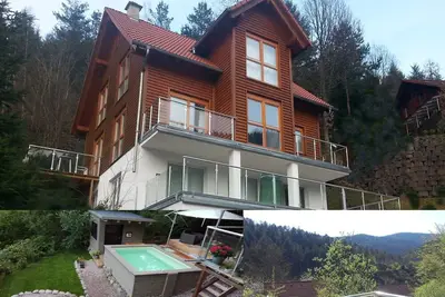 Image de Traumblick 145 m²Sauna de la piscine, Konus gratuit - carte de visite et Gutachtal - Carte