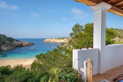 Image de Maison de vacances climatisée avec vue sur la mer près de Cala Vadella, Wi-Fi