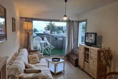 Image de plage de Trestraou, appartement tout confort de 1 Ă 4 personnes, vue mer, wifi