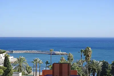 Isla 2, à 2 min de la Plage Santa Ana, 4 Pers, Bbq, terrasse, vue magnifique! !