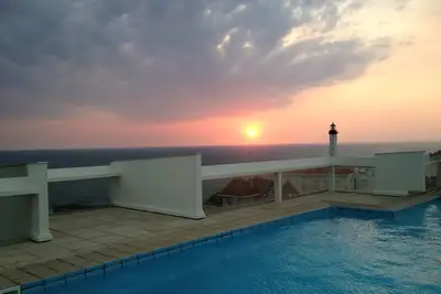 Image de Belle vue directe océan et golf, piscine sur toit, vue imprenable sur Biarritz