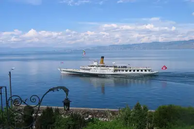 Image de Balcon au dessus du lac Léman près d'Evian-les-Bains