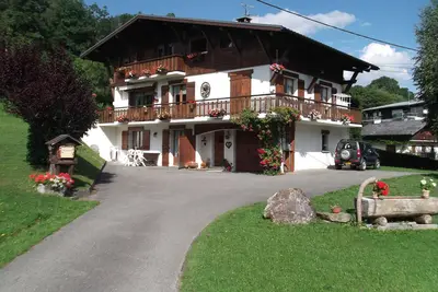 Image de Appartement 4 pers. rez de jardin vue Mont-Blanc