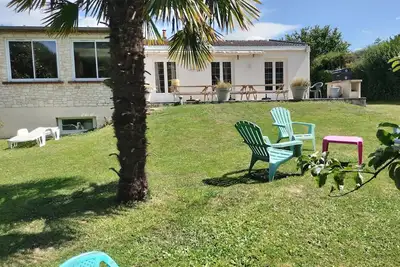 Image de Maison Plein Pied, 5 Minutes De La Mer 16 pers, label de tourisme 3 etoiles.